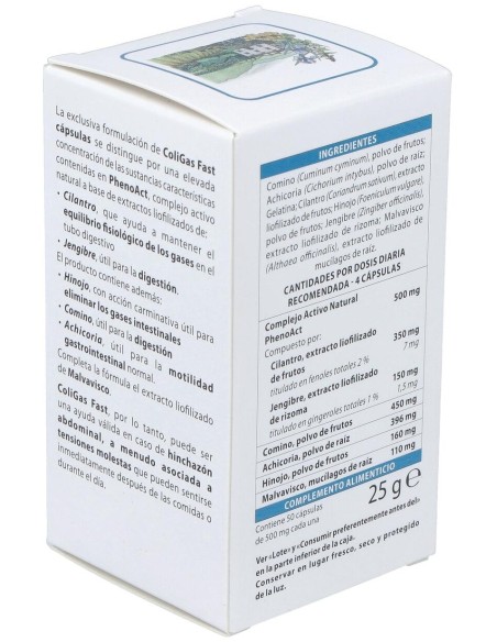 Aboca Coligas Fast, 50 Cápsulas