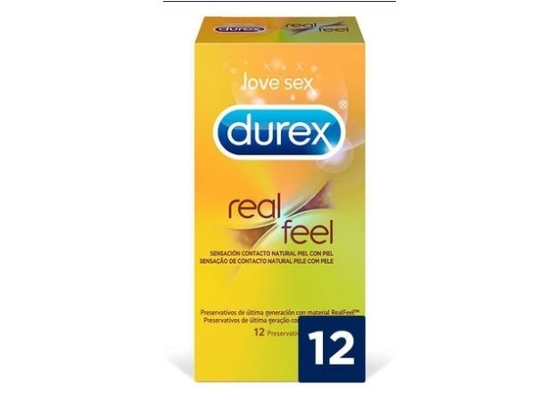 Profil Durex Real Feel 12 Uds 