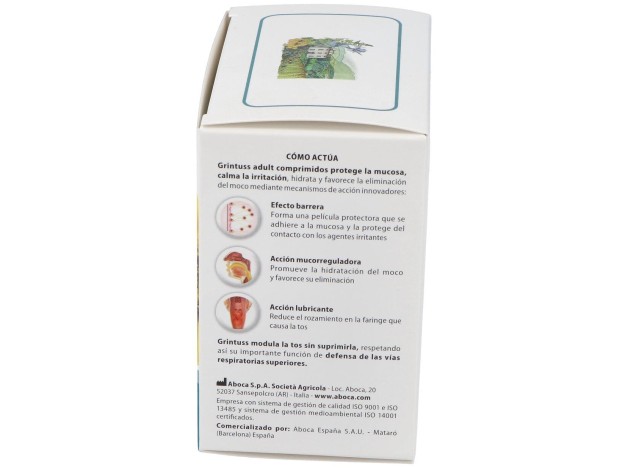 Aboca Grintuss Adulto Tos Seca Y Productiva, 20...