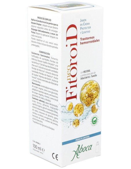 Aboca Neofitoroid Jabón En Crema Protector Y Lenitivo, 100 Ml