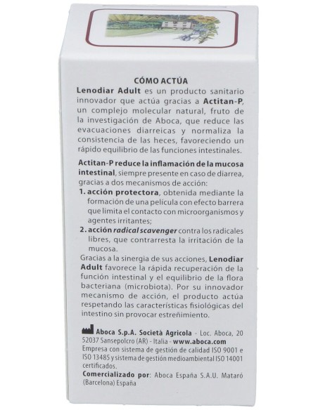 Aboca Lenodiar Adult 20Caps