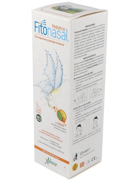 Aboca Fitonasal Pediatric Spray Nebulizador 125Ml