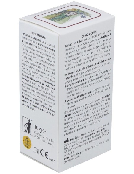 Aboca Lenodiar Adult 20Caps