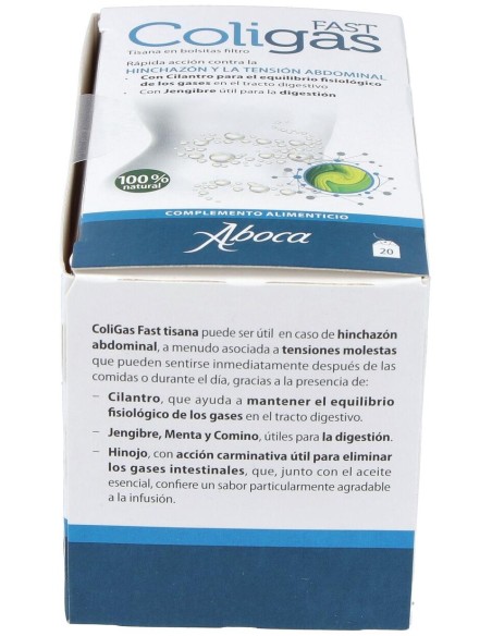 Aboca Coligas Fast Tisana, 20 Bolsas