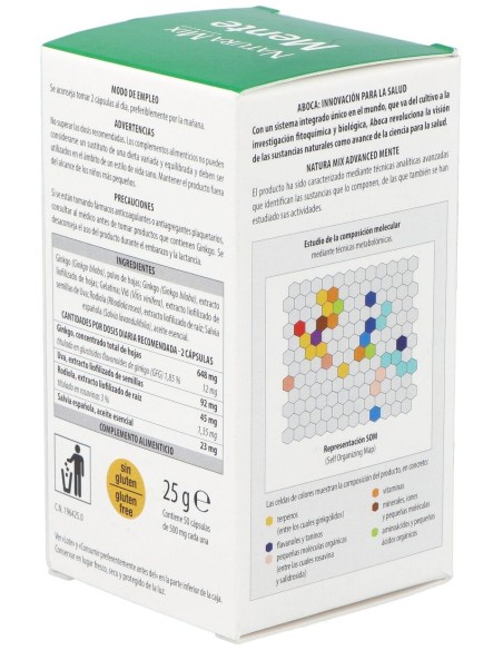 Aboca Natura Mix Advanced Mente 50Caps