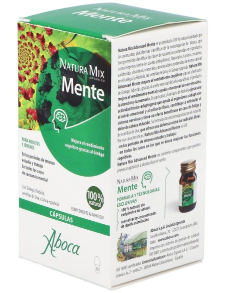 Aboca Natura Mix Advanced Mente 50Caps