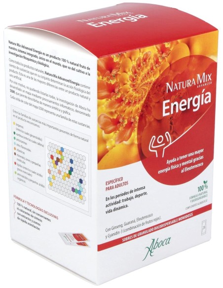 Aboca Natura Mix Advanced Energía, 28 Unidades