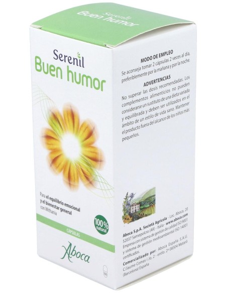 Aboca Serenil Buen Humor, 100 Cápsulas