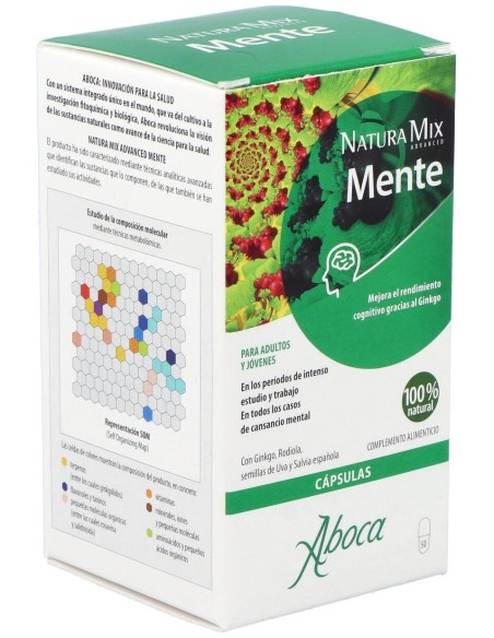Aboca Natura Mix Advanced Mente 50Caps
