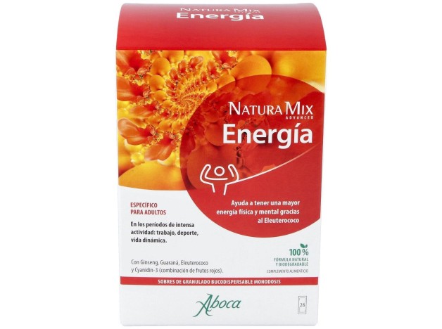 Aboca Natura Mix Advanced Energía, 28 Unidades