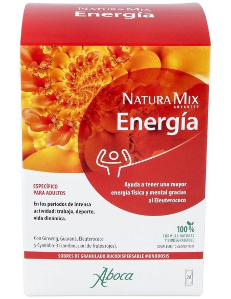 Aboca Natura Mix Advanced Energía, 28 Unidades