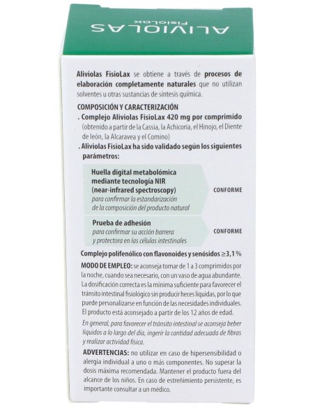 Aboca Aliviolas Fisiolax, 45 Comprimidos