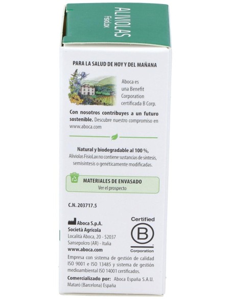 Aboca Aliviolas Fisiolax, 45 Comprimidos