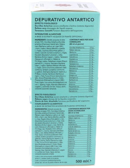 Depurativo Antartico 500Ml. Decotopia