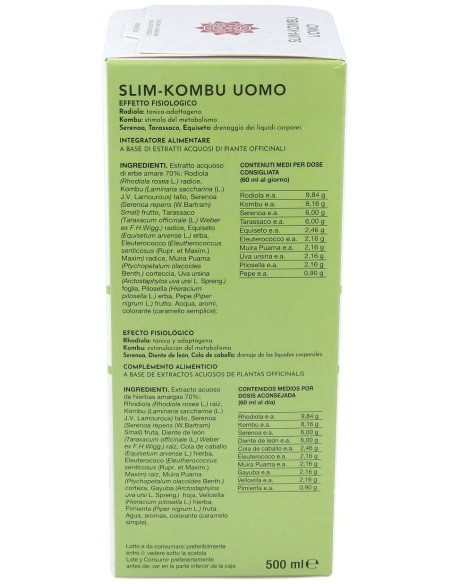 Slim Kombu Hombre 500Ml. Decotopia