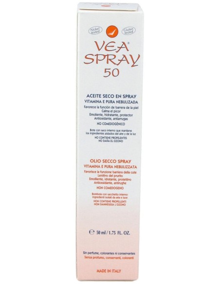 Vea Aceite Corporal Seco Spray, 50 Ml