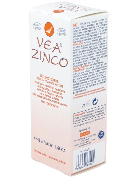 Vea Zinco Pasta Protectora Base 40Ml.