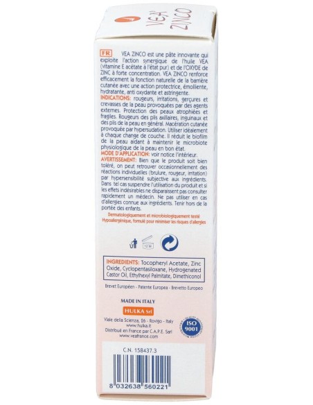 Vea Zinco Pasta Protectora Base 40Ml.