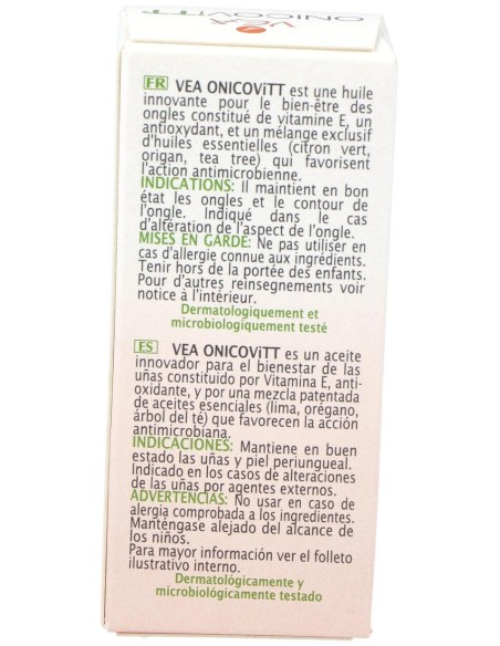 Vea Onicovitt Aceite Protector Para Uñas, 7 Ml