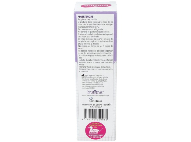 Buona Nebianax 3% Spray Nasal 100Ml
