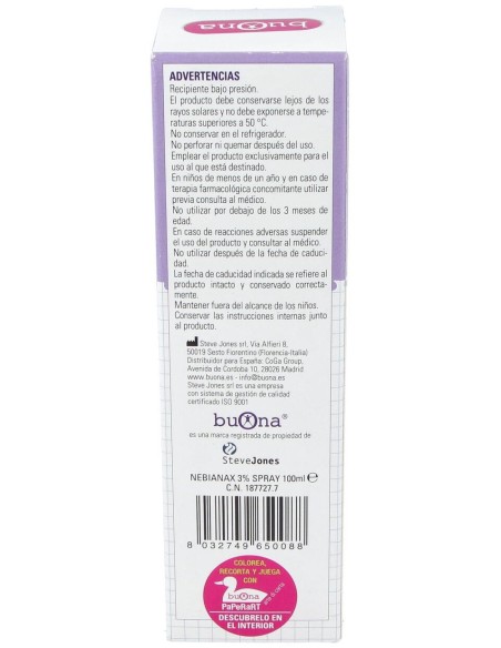 Buona Nebianax 3% Spray Nasal 100Ml