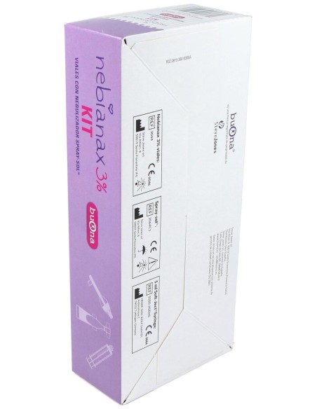 Kit Nebianax 3 % Limpieza Nasal 5 Ml, 20 Viales