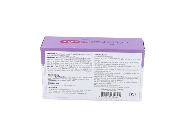 Nebianax 3% Limpieza Nasal 20Viales