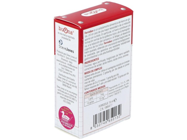 Buona Gotas Ferrodue 15Ml