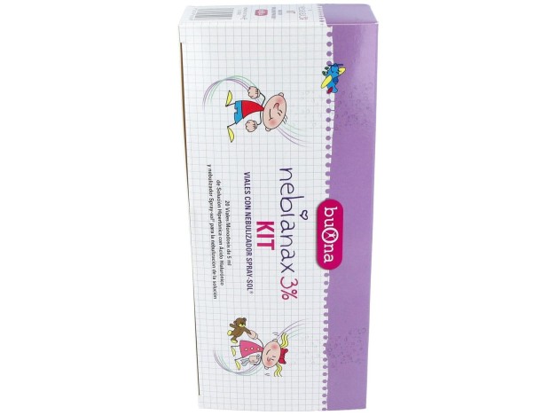 Kit Nebianax 3 % Limpieza Nasal 5 Ml, 20 Viales