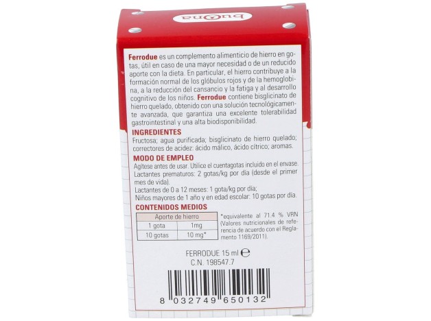Buona Gotas Ferrodue 15Ml