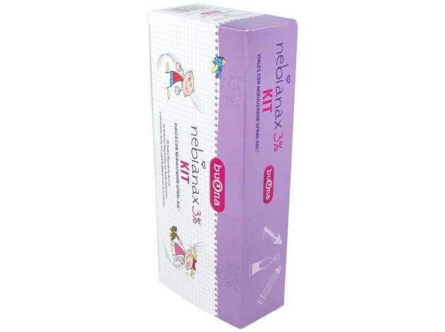 Kit Nebianax 3 % Limpieza Nasal 5 Ml, 20 Viales