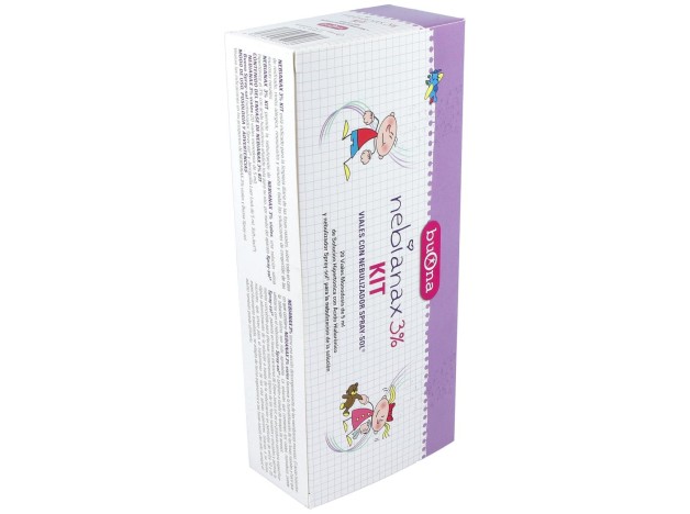 Kit Nebianax 3 % Limpieza Nasal 5 Ml, 20 Viales
