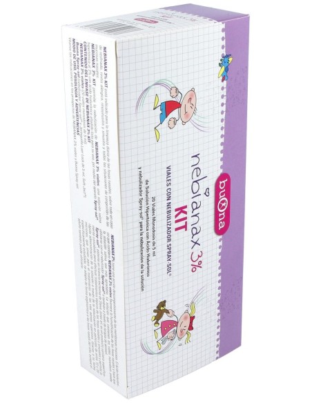 Kit Nebianax 3 % Limpieza Nasal 5 Ml, 20 Viales