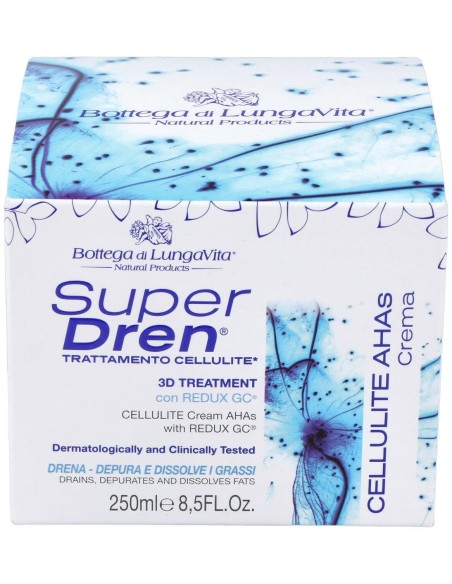 Super Dren Crema Anticelulitica Con Ahas 250Ml.