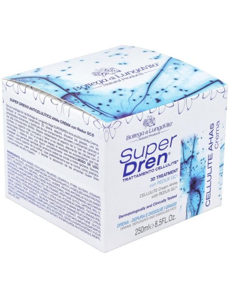 Super Dren Crema Anticelulitica Con Ahas 250Ml.