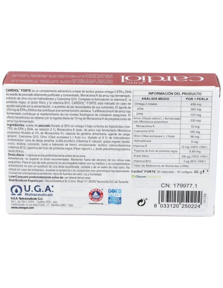 Cardiol Forte 30Perlas