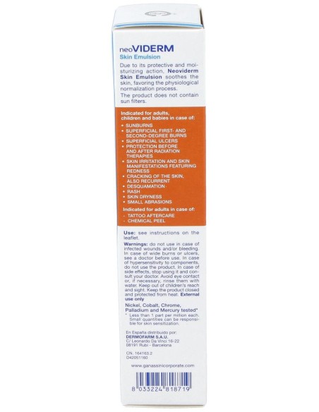 Rilastil Neoviderm Emulsión, 100 Ml