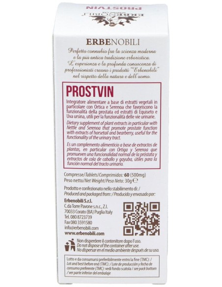 Prostvin Compost Hiperplasia Próstata 60Comp