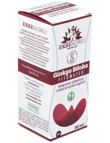 Ginkgo Biloba Ginkgo Biloba Extract Fitomater 50Ml