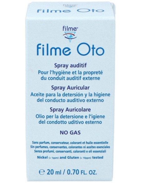 Filme Oto Spray Auricular Para Detersion 1 Spray 20Ml