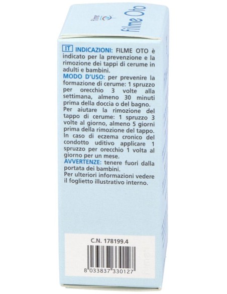 Filme Oto Spray Auricular Para Detersion 1 Spray 20Ml