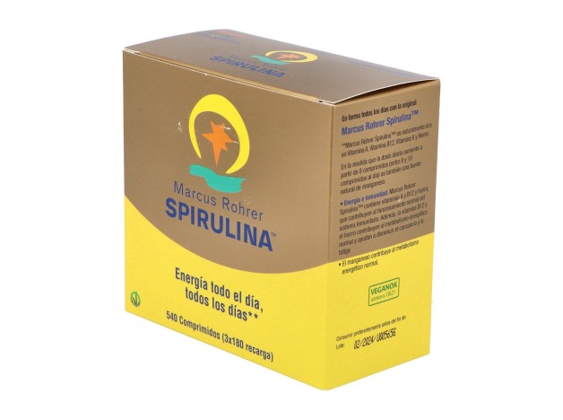 Marcus Rohrer Viosol Espirulina Recarga, 540...