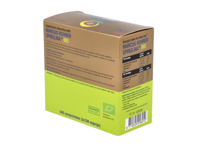 Spirulina Bio Recarga 540Comp. Marcus Rohrer