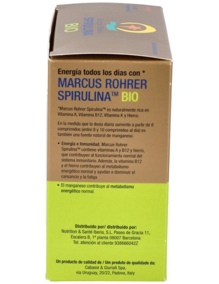 Spirulina Bio Recarga 540Comp. Marcus Rohrer