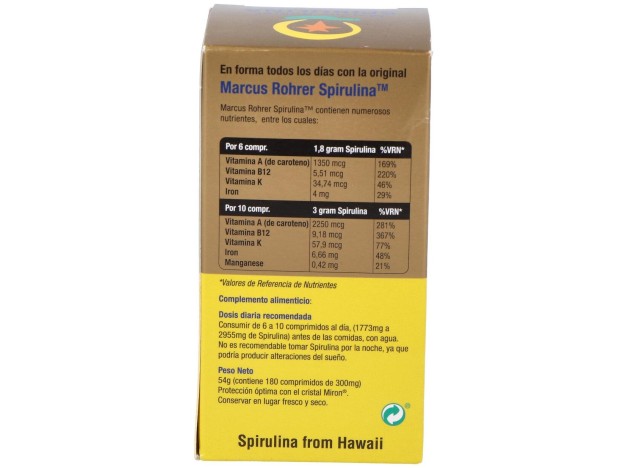 Spirulina 180Comp. Marcus Rohrer