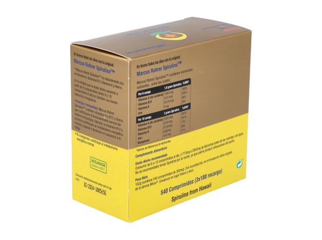 Marcus Rohrer Viosol Espirulina Recarga, 540...