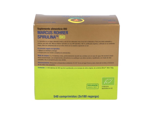 Spirulina Bio Recarga 540Comp. Marcus Rohrer
