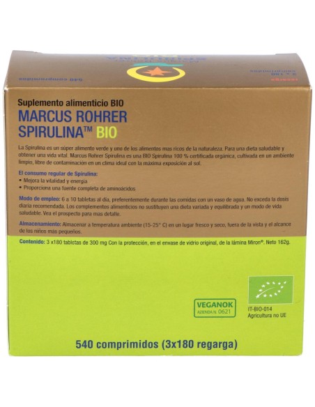 Spirulina Bio Recarga 540Comp. Marcus Rohrer
