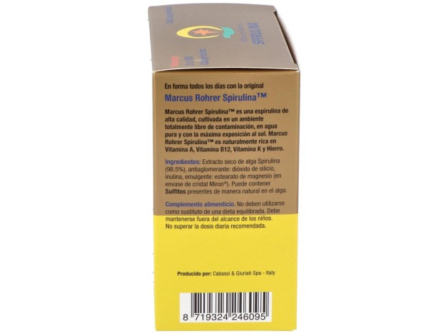 Marcus Rohrer Viosol Espirulina Recarga, 540...