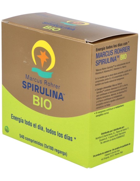 Spirulina Bio Recarga 540Comp. Marcus Rohrer